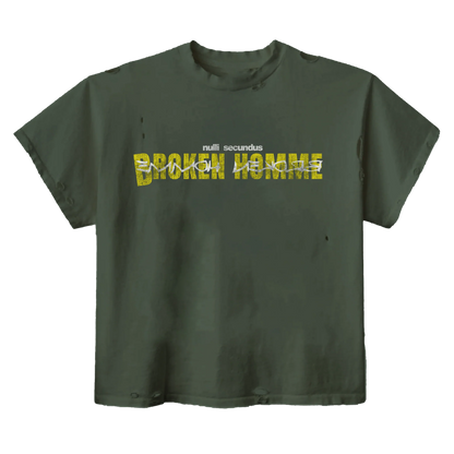 Nulli Broken Homme V2 T-Shirt Olive
