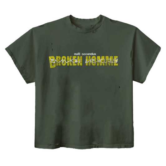 Nulli Broken Homme V2 T-Shirt Olive