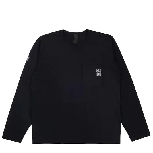 Chrome Hearts Embroidered Pocket Long Sleeve Black