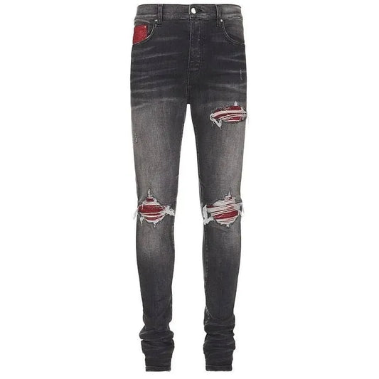 Amiri Lurex Mx1 Jeans Rain Grey