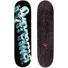 Supreme Chrome Logo Skateboard Deck Black
