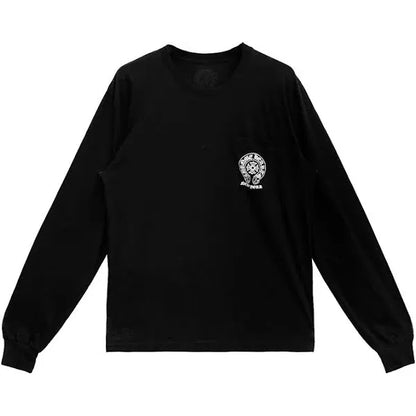 Chrome Hearts New York Exclusive Horseshoe Floral L/S T-Shirt Black