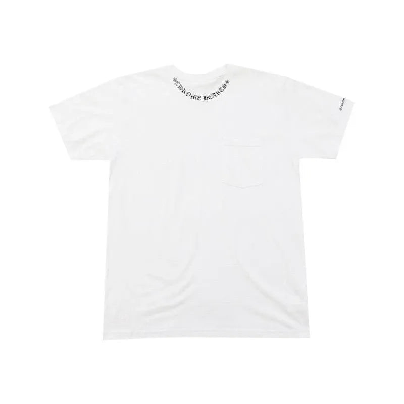 Chrome Hearts Neck Logo Tee White/Black