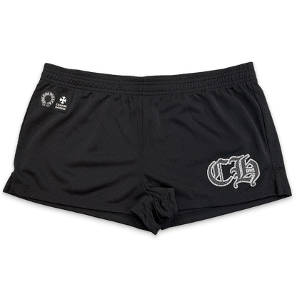 Chrome Hearts Stadium Mesh Shorts Black (Women's)