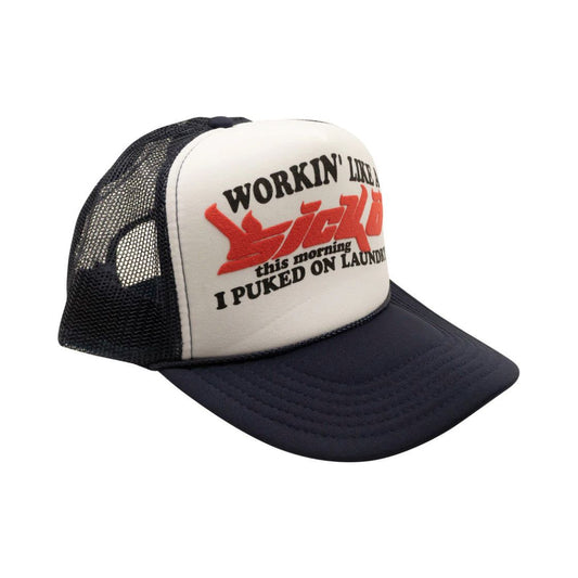 Sicko Trucker Hat Navy/White