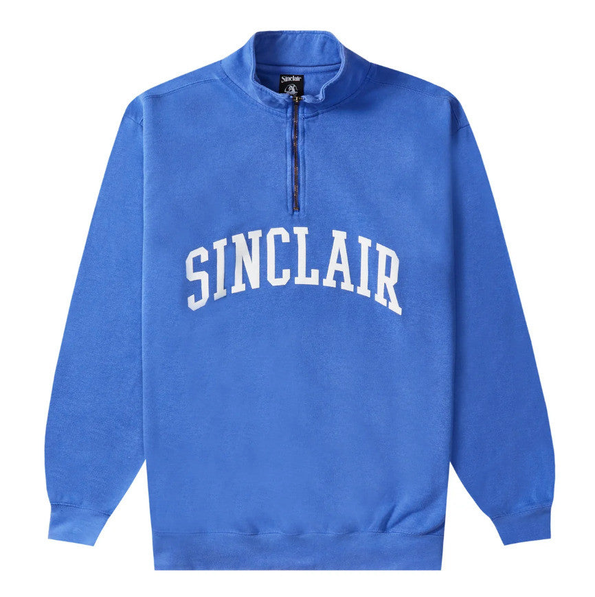 Sinclair Arch Logo Quarter-Zip Flo Blue