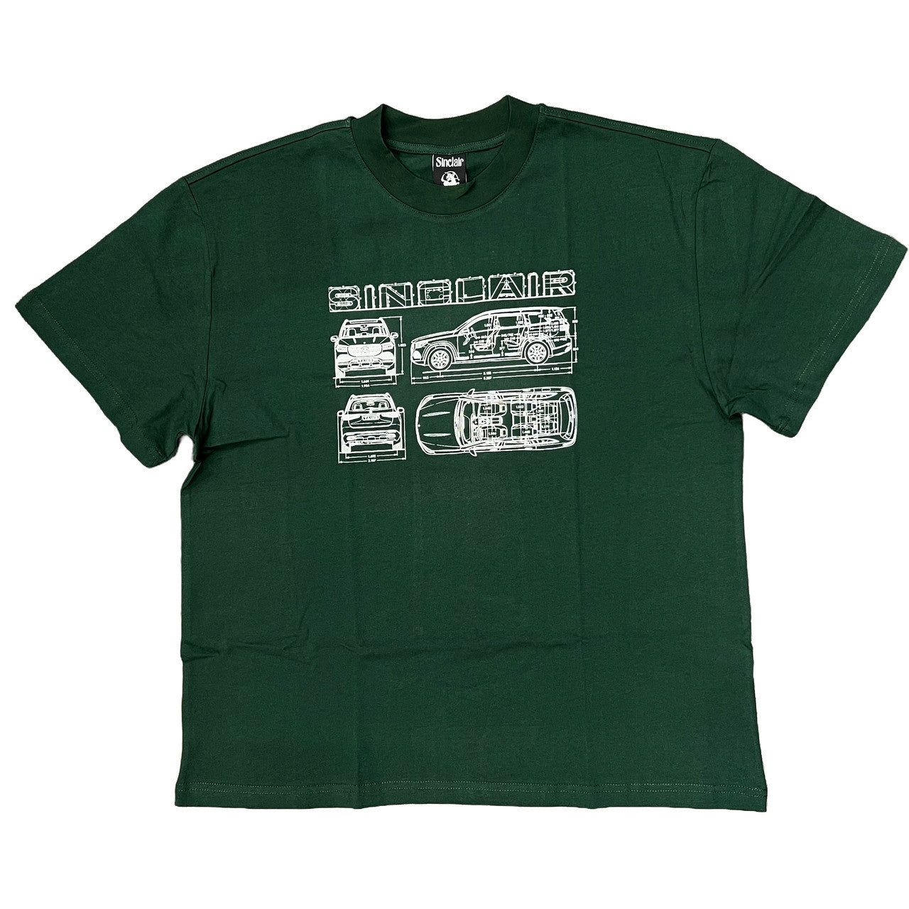 Sinclair Blueprint Tee Dark Green