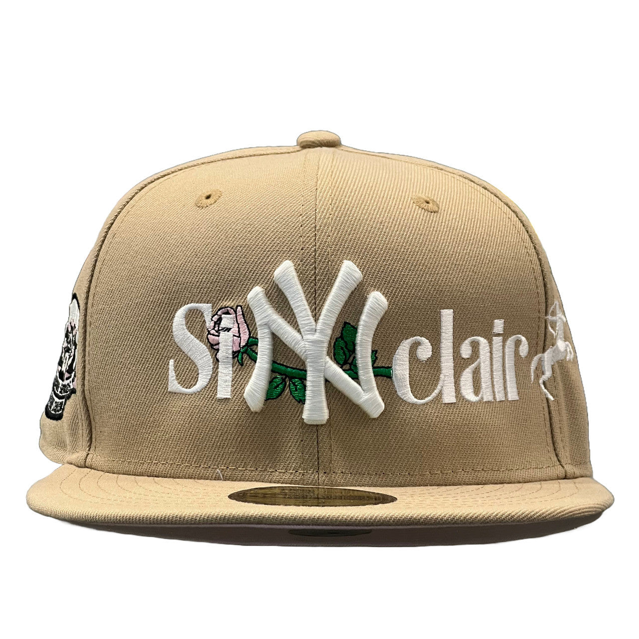 Sinclair New Era New York Yankees Subway Series Patch Fitted Hat Tan