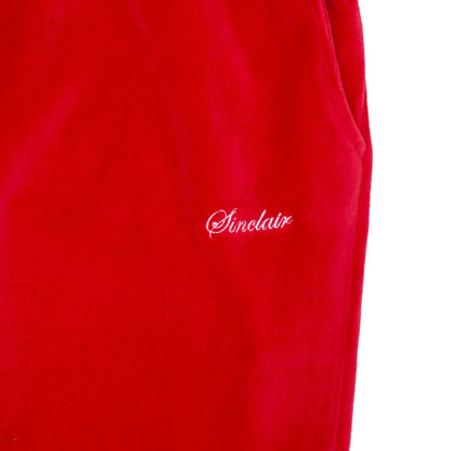 Sinclair Velour Easy Pants Red