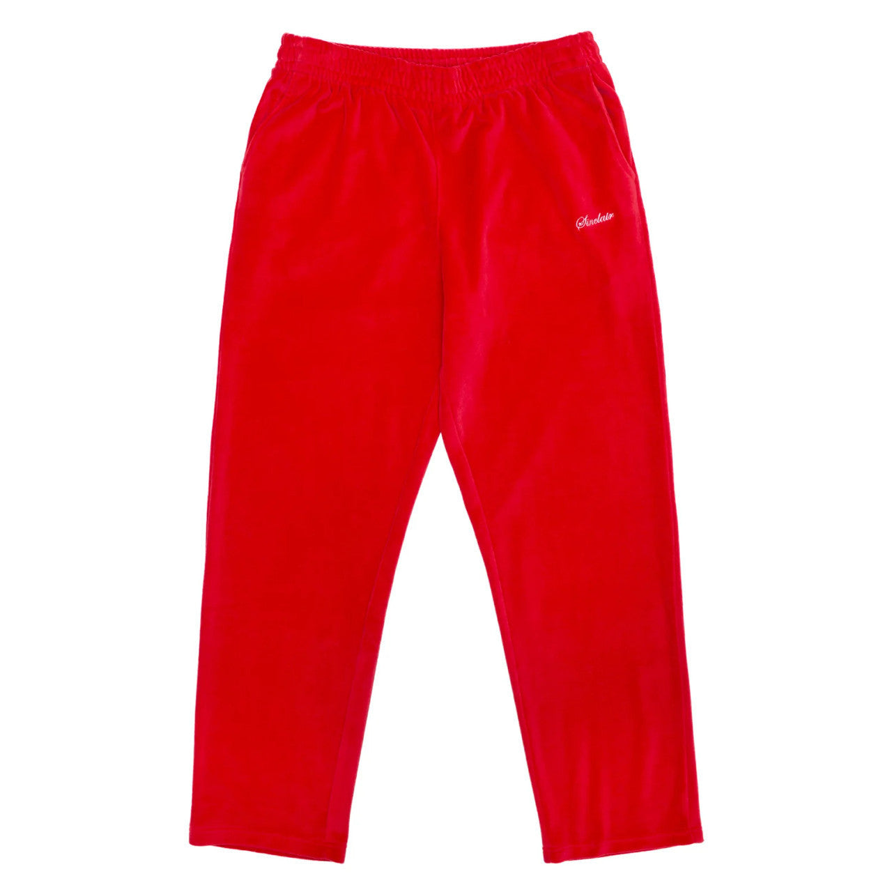 Sinclair Velour Easy Pants Red