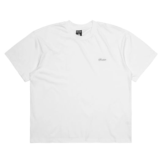 Sinclair Mini Script Tee White