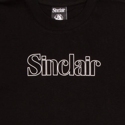 Sinclair Outline Tee Black