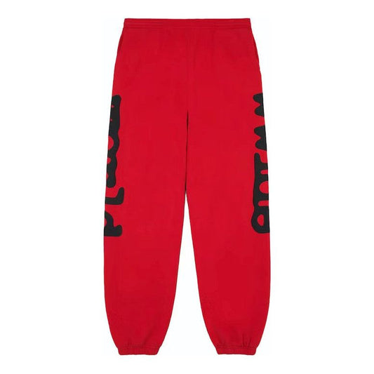 Sp5der Beluga Sweatpants Red