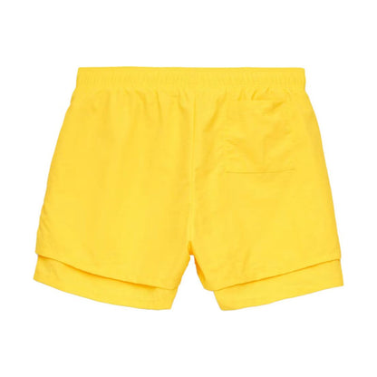 Sp5der OG Web Double Layer Short Yellow