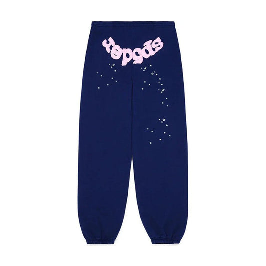 Sp5der OG Web Sweatpants Navy