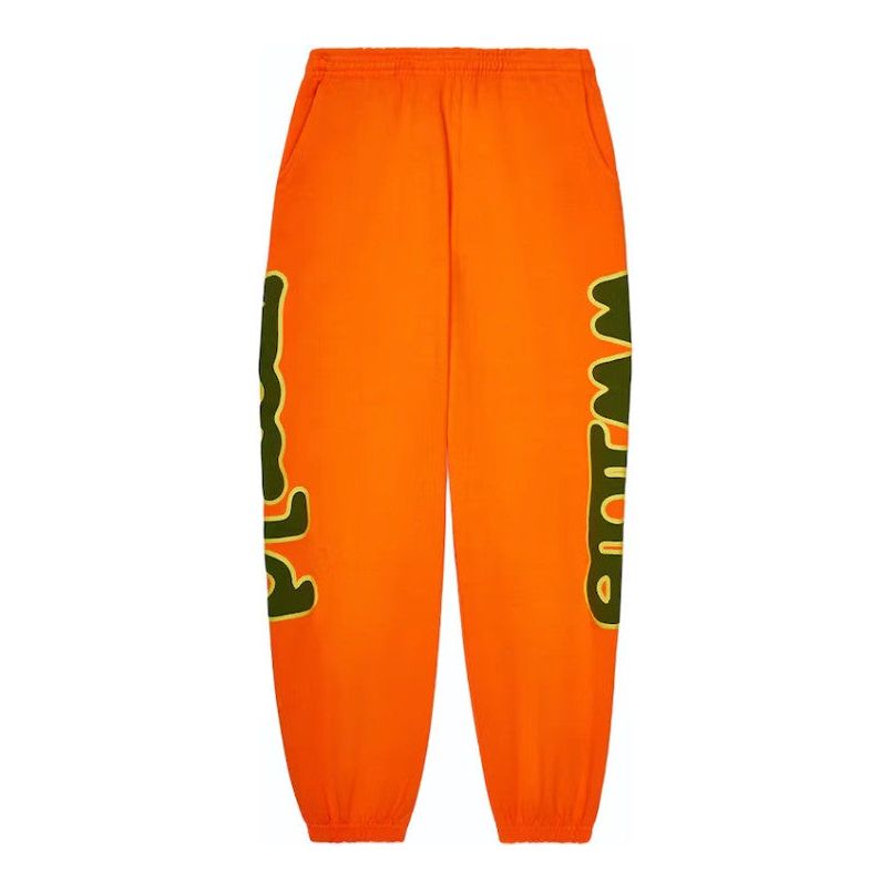 Sp5der World Beluga Sweatpants Orange