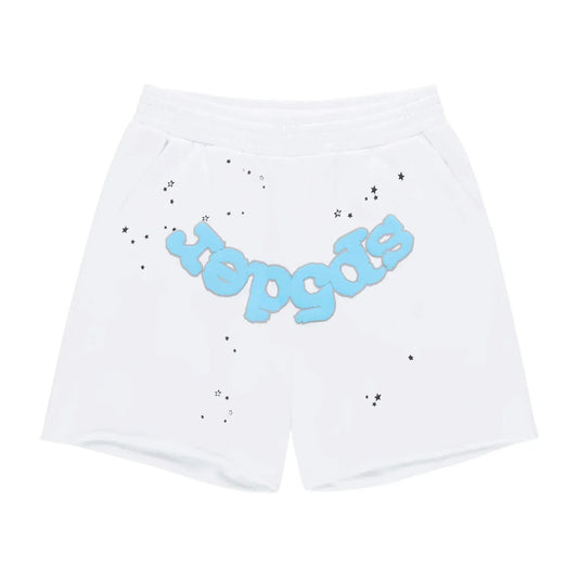 Sp5der OG Logo Sweatshort White