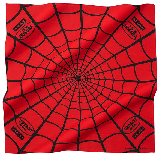 Supreme®/Vanson Leathers® Spider-Man Bandana Red