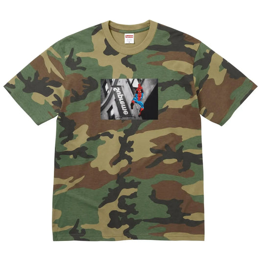 Supreme®/Spider-Man Tee Woodland Camo