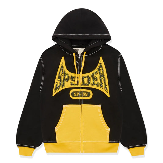 Sp5der T&F Zip-Up Hoodie Black