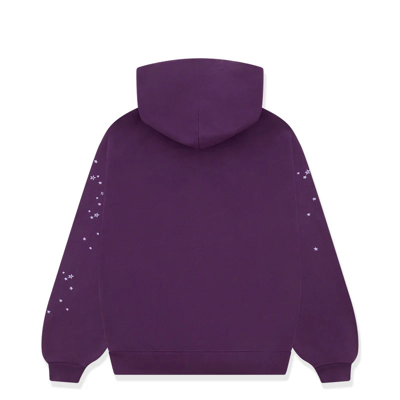 Sp5der Star OG Web V2 Hoodie Purple