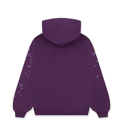 Sp5der Star OG Web V2 Hoodie Purple