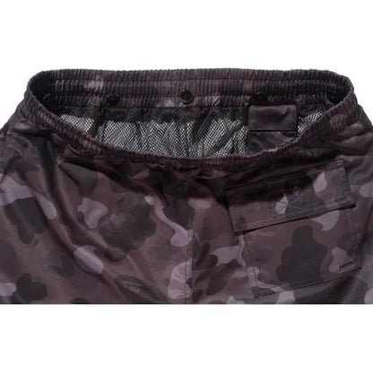 BAPE Stampd Camo Swim Shorts Black