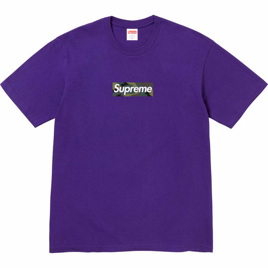 Supreme Box Logo Tee (FW23) Purple