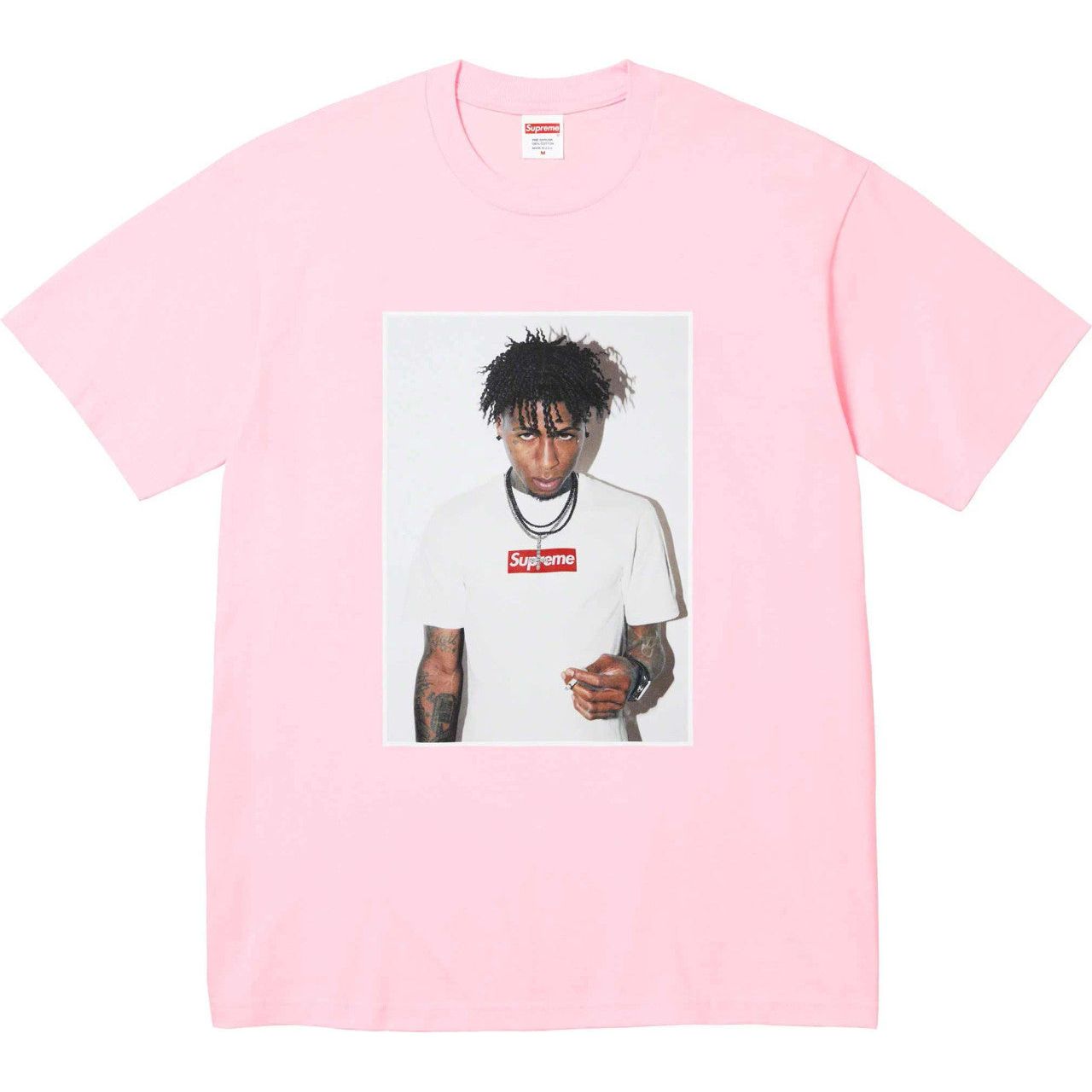 Supreme NBA Youngboy Tee Light Pink