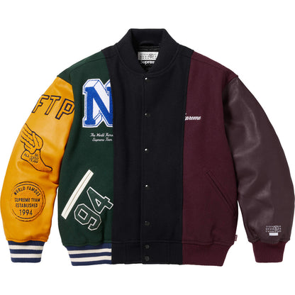 Supreme®/MM6 Maison Margiela Split Varsity Jacket Multicolor