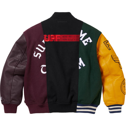 Supreme®/MM6 Maison Margiela Split Varsity Jacket Multicolor