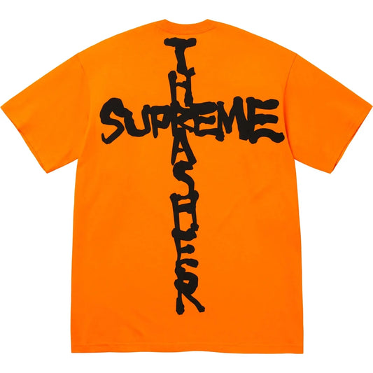 Supreme Thrasher Cross Tee Orange