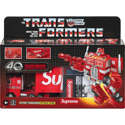 Supreme®/Transformers G1 Optimus Prime Figure Red