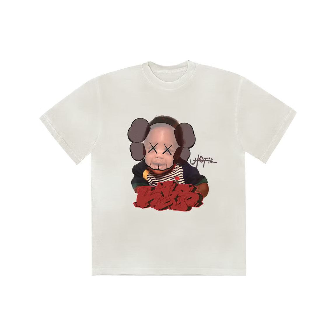 Travis Scott x KAWS Utopia I Tee White