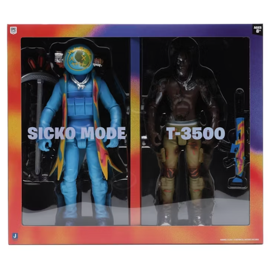 Travis Scott Cactus Jack x Fortnite 12" Action Figure Duo Set