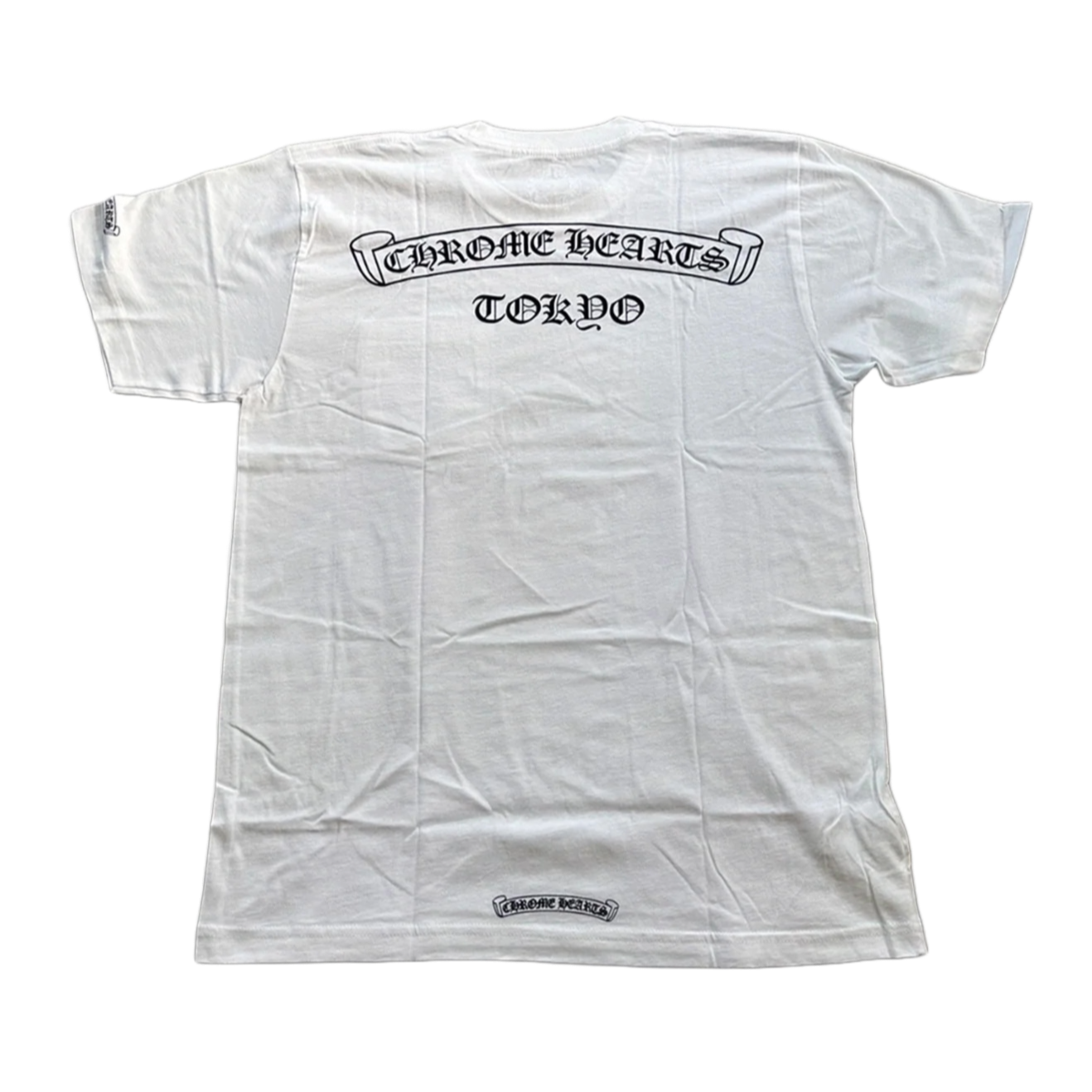 Chrome Hearts Tokyo Exclusive Scroll Logo T-Shirt White