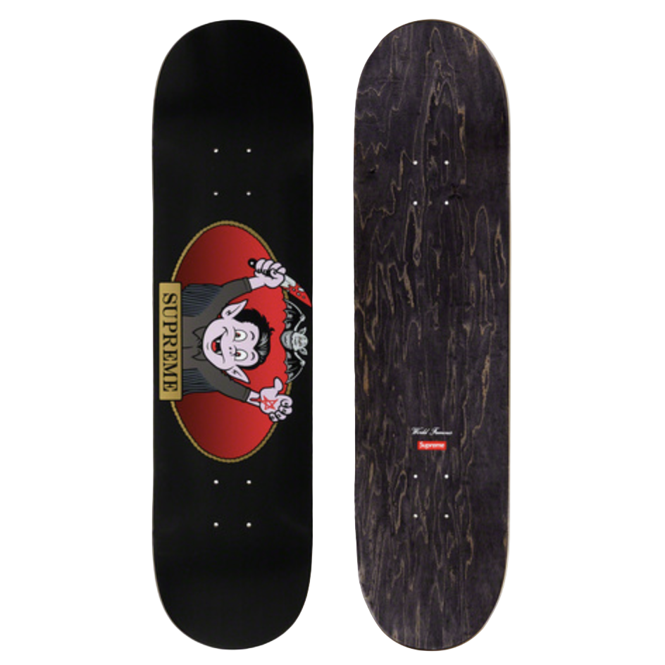 Supreme Vampire Boy Skateboard Deck Black