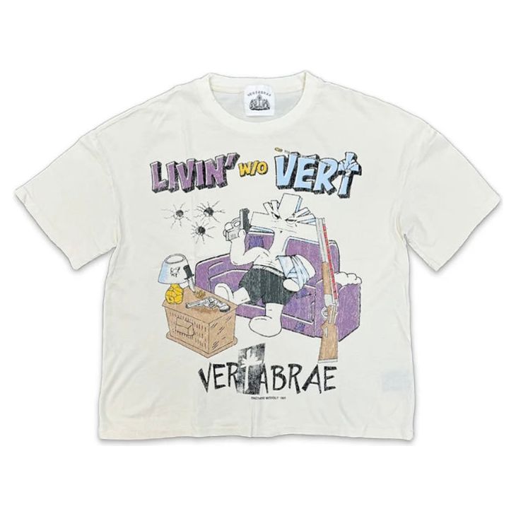 Vertabrae Livin' Without Vert Tee Cream