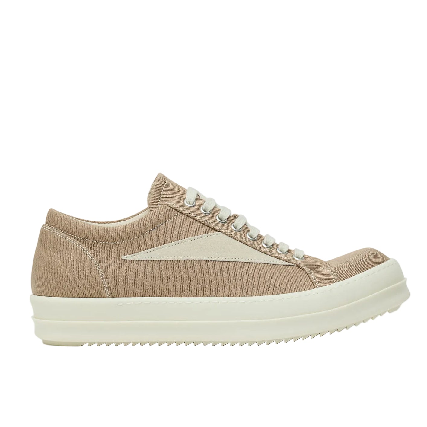 Rick Owens DRKSHDW Canvas Vintage Low Dirty Flesh/Milk/Milk