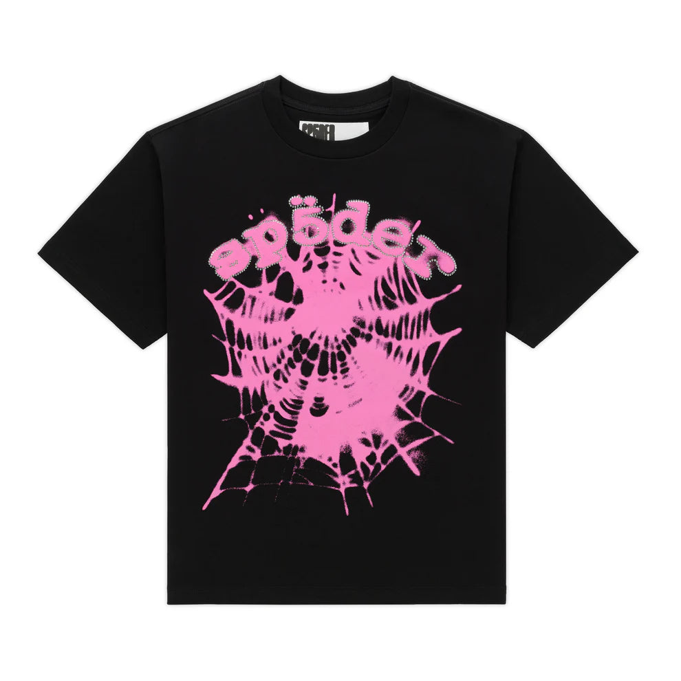 Sp5der Scattered OG Web V2 Tee Black