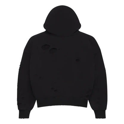 LOSTSHDWS DSTRY DBL Layer Logo Hoodie Black