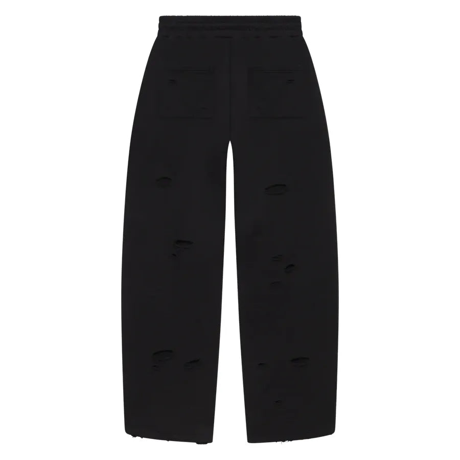 LOSTSHDWS DSTRY DBL Layer Logo Sweatpants Black