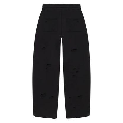 LOSTSHDWS DSTRY DBL Layer Logo Sweatpants Black