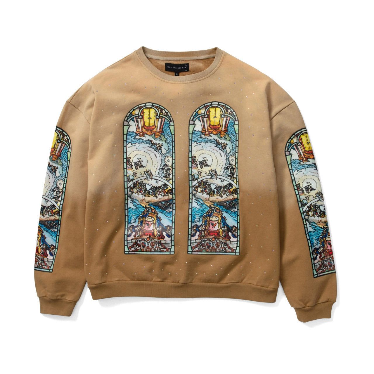 Who Decides War Chalice Crewneck Tan