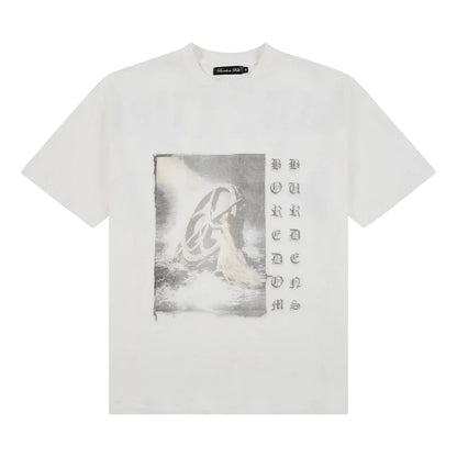 Boredom Kills Washed up Tee White