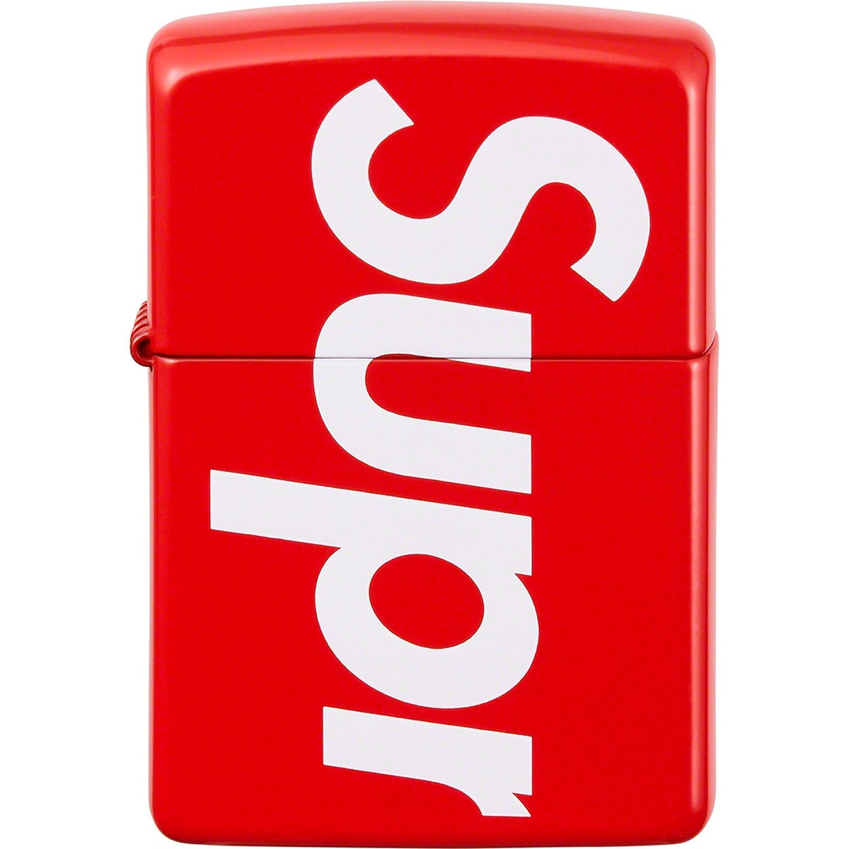 Supreme Logo Zippo Lighter Red
