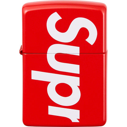 Supreme Logo Zippo Lighter Red