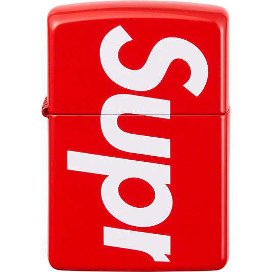 Supreme Logo Zippo Lighter Red