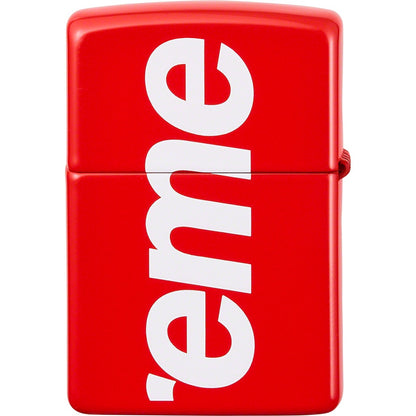 Supreme Logo Zippo Lighter Red